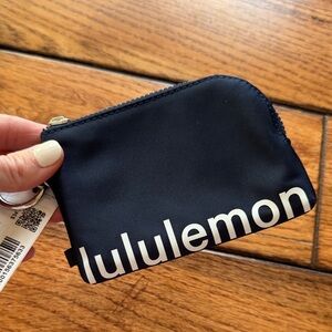 Lululemon Clippable Card Pouch - Zipper Wallet Credit Insert Slit Pocket NWT